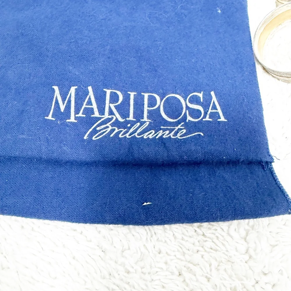 Mariposa Silver & Gold Napkin Rings Set of 8